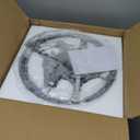 Crystal Ceiling Lights 12 Inch Modern Semi Flush Mount Ceiling Light Fixture,Farmhouse Rustic Black Chandelier for Bathroom Corridor Entrance Kitchen Dining Room Living Room Foyer(3 Light)