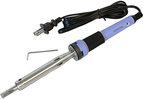 BiNARi Glass Studio 100W Soldering Iron - Compact, Chisel Tip, 1000F, Corded Electric