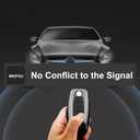 Fit for Nissan Pathfinder Key Fob Cover 2025, Smart Key Case for Altima Rogue Ariya Kicks 3/4/5 Button, Keys Shells with Carbon Fiber Keychain(RCTMB Black)