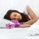 Duerer Arthritis Compression Gloves with Straps, Women Men for RSI, Carpal Tunnel, Rheumatoid, Tendonitis, Hand Pain, Hand Support. Fingerless Gloves for Computer Typing and Daily work (Purple, S) (Small (1 Pair))