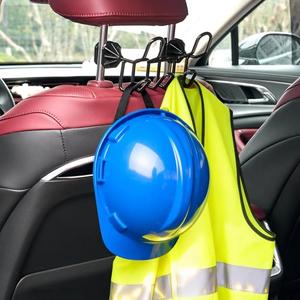 InnovTools Five Hook Hard Hat Holder for Truck Seat Heavy Duty Metal Hard Hat Accessories Holder for Truck SUV Car Seat to Keep Helmet Safety (Five Hook, 2)