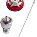 DAXINYANG Tools 1.3mm Needle, Nozzle, Air Cap Set for R500 LVLP Spray Gun, Nozzle Set for Gravity Feed Air Spray Gun