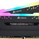 CORSAIR VENGEANCE RGB PRO DDR4 RAM 16GB (2x8GB) 3200MHz CL16-18-18-36 1.35V Intel AMD Desktop Computer Memory - Black (CMW16GX4M2C3200C16)