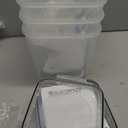 Flour Sugar Storage Containers (5.3L/4pk) Great Rice Canisters Sets For The Kitchen pantry, Large Food Storage Containers With Lids Airtight