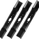 742P05086-L Low Lift Blades for 54" Mower Deck, Compatible with Cub Cad-et ZT1 ZT2 XT1-ST54 XT1-GT54, MTD, Troy-Bilt, Replaces 742-05086-L, 490-110-Y201, 490-110-C201, CMXGZAM110201, 3 Pack