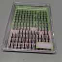 KEYYOU Fairy Lash Clusters 144Pcs D Curl Manga Lash Extension Eyelash Extension Wispy Natural Invisible Band Lash with Waterproof DIY Lash Extension at Home(Fairy-D-8-18MIX)