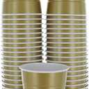 Disposable Green Cups, 12oz - Strong & Sturdy, 50 Pack for Party, Wedding, Christmas & Halloween