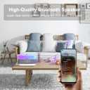Versatile Essential Oil Diffuser, 300ml Aroma Diffuser with Bluetooth Speaker and Alarm Clock, 7 Colors LED Light Aromatherapy Diffusers & Cool Mist Humidifier 3-Level Brightness, Auto-Off Protection