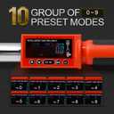 Hairich Upgrade 3/8 Digital Torque Wrench 5-100FT-LB/0-135N.M, Torque Range Accurate to 2%,Electric Torque Wrench car with Buzzer and LED Flash Notification for Bike/Motorcycle/Auto Repair
