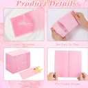 60 Pcs Pink Linen-Feel Paper Napkins with Built-in Flatware Pocket, Mother's Day Pocket Linen Napkin Prefolded Cloth Like Paper Napkins Bulk for Anniversay Wedding Baby Shower Birthday Bridal Party