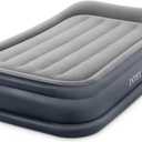 Intex Pillow Dura-Beam Series Rest Raised Airbed with Internal Pump (2020 Model)