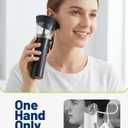 KAUGIC Ear Wax Cleaner - One-Hand Ear Wax Removal Kit Manual Ear Irrigation Flushing System, Safe, Comfortable & Easy to Use Earwax Removal Kit