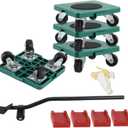 New Upgrade Furniture Sliders, Furniture Movers with Wheels, Furniture Lift Mover Tool Set with 360 Rotatable Wheels, Furniture Dolly for Moving Heavy Duty Sofa, Bed, Load Capacity Up to 750lb