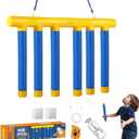 2025 Upgrade Reflex Challenge Game, Catching Sticks Game, 3 Adjustable Speed Drop Stick Game, Hand Eye Coordination Training Reaction Training Toy for Kids and Adults (Blue, with Remote Control)