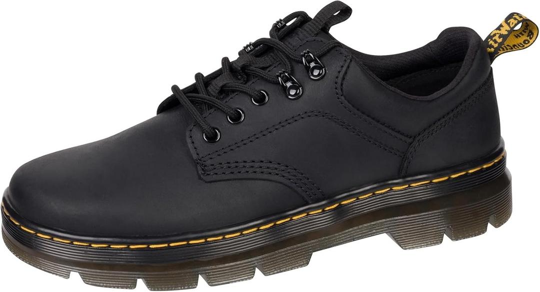 Dr. Martens Unisex-Adult 5 Tie Shoe Oxford (12 Women/11 Men, Black Wyoming)