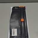 Firbon A4 Paper Cutter 12 Inch Titanium Paper Trimmer Scrapbooking Tool with Automatic Security Safeguard and Side Ruler for Craft Paper, Coupon, Label and Cardstock (Black)