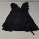 Blooming Jelly Women's Tummy Control Swimsuits One Piece Bathing Suit Plus Size Swim Dress Modest Ruffle Swimwear (Large, Black)