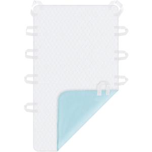 Washable Bed Pad for Incontinence: Waterproof Bed Pads, Reusable Bed Underpads with 10 Handles for Elderly, Positioning Bed Pad for Incontinence Adult,Bedridden,Patient,Hospitals,Hone,34x72 Inch (34x72-1pcs-white)