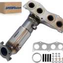Front Catalytic Converter Compatible with 2007 2008 2009 Toyota Camry 2.4L L4 Catalytic Convertor Replacement 674480 (EPA Compliant)