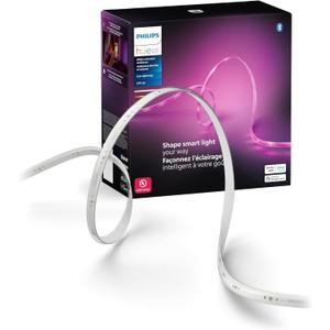 Philips Hue Indoor 16 Ft Smart LED Solo lightstrip Base Kit - 1 Pack - Control with Hue App - Compatible with Alexa, Google Assistant and Apple HomeKit