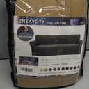 ZNSAYOTX 1 Piece Jacquard Couch Covers for 2 Cushion Couch High Stretch Loveseat Slipcover for Pets Dogs Anti Slip Love Seat Sofa Slipcover Furniture Protector (Loveseat, Khaki)