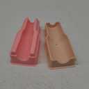 Ice Cube Tray for 40 oz Tumbler Cup, 1Pcs Stanley Ice Mold Silicone Hollow Cylinder Ice Mold with Lid and Bin for Freezer Ice Drink Juice Whiskey Cocktail (Pink)