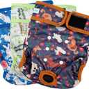 Paw Legend Washable Reusable Female Dog Period Diapers for Heat Doggie Puppy Diapers for Female Dogs (3 Pack, Large) (Large (17.5''-27'' Waist))