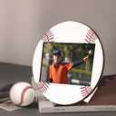 2PCS 4x6 in Baseball Picture Frame,Sport Themed Wooden Photo Frame,Baseball Tabletop Picture Frame,For Tabletop Display Home Hotel Office Decoration