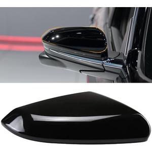 Moonlinks Compatible with 2016-2021 Honda Civic Passenger Side Mirror Cover,Glossy Black for 10th Gen Civic,2019-2022 Insight,RH Side Door Rearview Mirror Cap Trim(1PC)