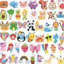 Labeol Diamond Art Kits for Kids Boys and Girls Ages 6-8-10-12 Easy to DIY Creative Diamond Art Sticker Craft by Numbers Kits for Kids and Adult Beginners (Lovely Animal)