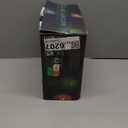 Solar Lanterns Outdoor Waterproof, 2 Pack 9" Glass Hanging Solar Lights with Flickering Flameless Candle, Outdoor Lanterns for Patio Wall Porch Table Garden Tree, Gift for Women Mom - Black