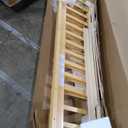 Max & Lily Fundamental Twin Low Bunk Bed, Kids Solid Wood Modern Bed Frame with Strong Wooden Slats, Non-Toxic Finishes, High Weight Capacity, Natural