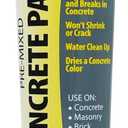 Red Devil 0645 Concrete Repair Patch, Cement Crack Filler, 5.5 Oz Squeeze Tube, Pre-Mixed, Pack of 1, Gray, Made in USA
