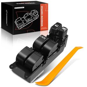 A-Premium 7+14 Pins Master Power Window Switch Compatible with Toyota Land Cruiser 1998 1999 2000 2001 2002 V8 4.7L, Front Left Driver Side, Replace# 84820-60130, 2 Connectors