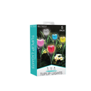 Bytech 5-Pack Solar Powered Tulip Stake Pack of 2