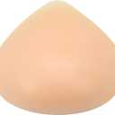 Silicone Breast Form Triangle Mastectomy Prosthesis Concave Bra Insert Enhancer Pad 1 Piece