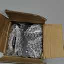 Goovilla Shelf Bracket, Heavy Duty Floating Shelf Brackets 8 inch Long, 6 Pack Brackets for Shelves, Black Coated Metal Wall Shelf Support Brackets with 1/5 Inch Thick and 160 lb. Load Capacity