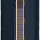 Cup Dispenser, Pull Type Water Cooler Cup Holder, Wall Mounted Paper Cup Holder Fit 5oz-7oz Disposable Cups, Plastic Cup Dispenser for Office Home School Kitchen, Blue