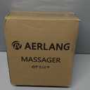 AERLANG Massage Gun with Heat Deep Tissue Back Massager Neck Massager for Pain Relief,Muscle Percussion Massage Gun, Birthday Gifts for Men Women Dad him Handheld Message Gun with 7Heads&Silent (Black)