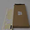 Canary Wireless Keyboard and Mouse Combo - Full-Sized Keyboard and Adjustable DPI Mouse, 2.4GHz USB Receiver, for PC, Windows, Desktop, Laptop - Yellow