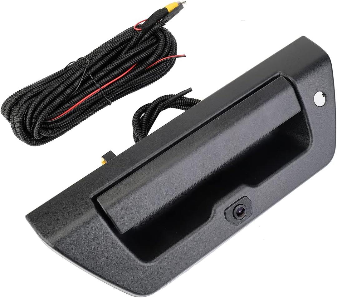 Rear View Camera Backup Tailgate Handle Camera Replacement for Ford F150 2015-2020 Waterproof Reverse Vehicle Safety Night Vision Backing Reversing Camera