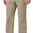Columbia Men's Silver Ridge Convertible Pant, Breathable, UPF 50 Sun Protection, Tusk, 30x32