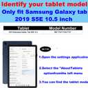 for Samsung Galaxy Tab S5E 10.5 inch Case 2019 Model(SM-T720/T725C/T727) Genuine Leather Cover Protective Shell,Auto Wake/Sleep.Blue