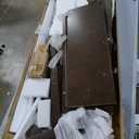 Merax Traditional Town and Country Style Pinewood Vintage Queen Bed, Rich Brown