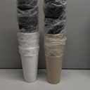 24 Pcs Unbreakable Plastic Cups Set, 20 oz Reusable Plastic Cups, Stackable Water Tumblers, Drinking Cup for Kitchen, Outdoor, BPA-free, Dishwasher Refrigerator and Microwave Safe (20 oz, 6 Colors) (6-Gray Multicolor)