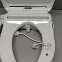 KERDE P30B Bidet Toilet Seat - Dual Control (Side Panel & Remote), Warm Water Wash, Heated Seat, Warm Air Dryer, LED Night Light,Existing Toilets Electric Bidet Elongated Electronic Heated Smart