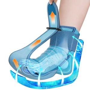 Plantar Fasciitis Relief Night Splint, Foot Ice Pack Wrap Plantar Fasciitis Brace for Men Women,Ankle Ice Pack for Achilles Tendonitis Heel Spur Foot Pain