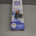 Cervical Neck Pillows with Memory Foam - Neck Pillows for Pain Relief Contour Memory Foam Pillows Ergonomic Neck Support - Adjustable Orthopedic Bed Pillows with Breathable Pillowcase for Sleeping (Standard, Grey White)