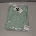 Women's Peplum Tops Babydoll Tops Short Sleeve Shirts Cinched Waist Tops Casual Blouses Dressy Summer (Green, S)