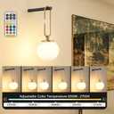 Wall Sconce Battery Operated Set of 2,Black Rechargeable Wireless Battery Wall Light Indoor Fixture with Remote Dimmable 3CCT＆9 Colors Modes Wall Lamps for Bedroom Living Room Hallway Decor, One Size